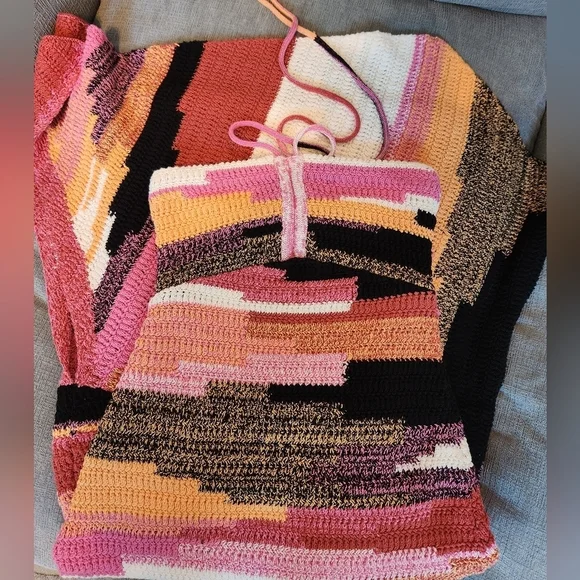 A.L.C Nova Crochet Midi Dress XS NWT - Picture 7 of 9